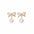 Wholesale Diamond Bow Pearl Earrings
