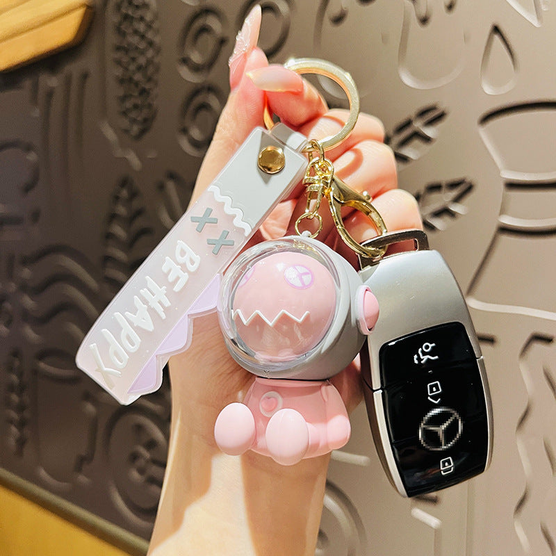 Wholesale Cartoon Creative Little Dinosaur Astronaut Car Keychains Cute Keychain ACC-KC-HangLi007