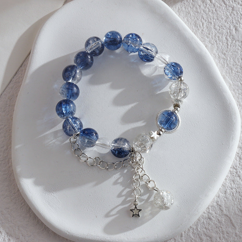 Wholesale Tassel gradient bursting beads bracelet