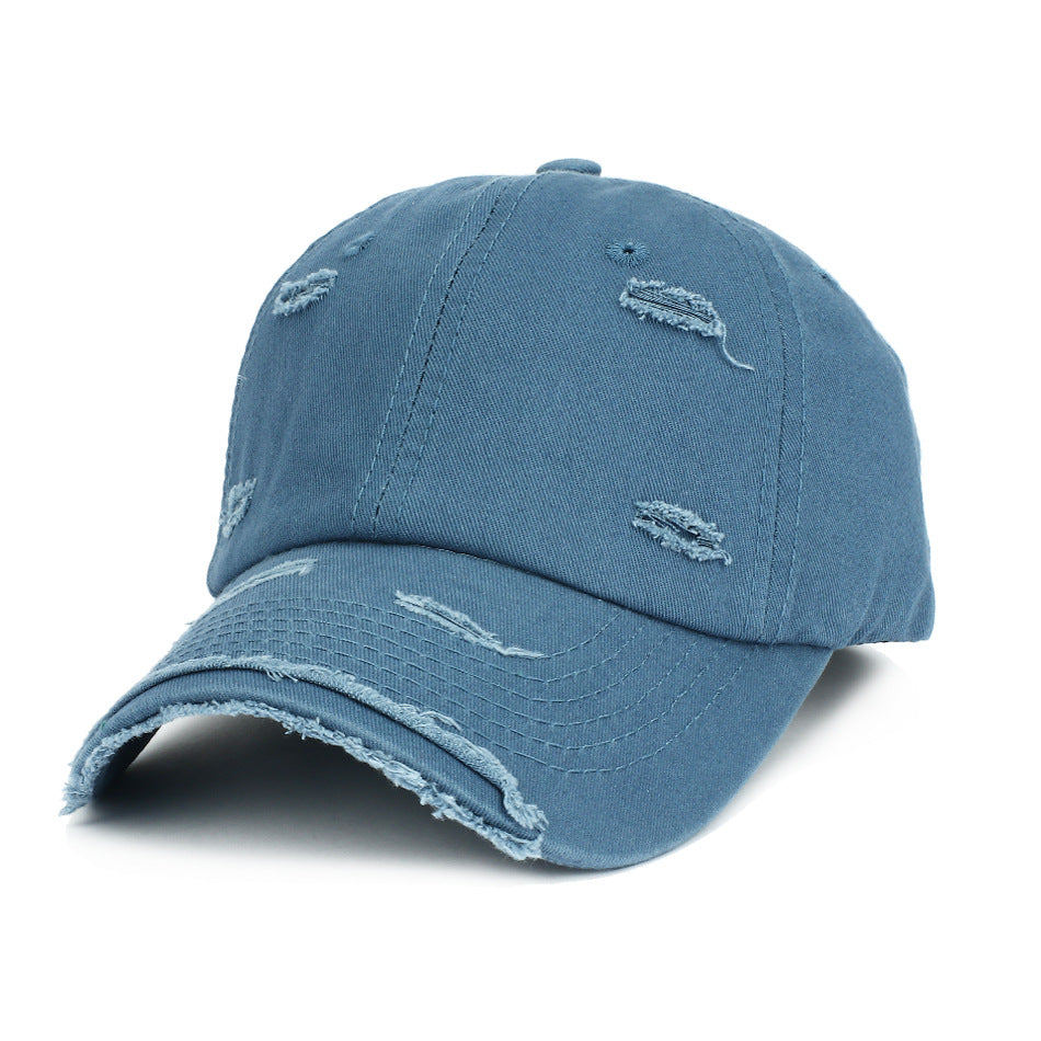 Wholesale Hole Baseball Cap Soft Top Cotton Hat ACC-HT-RongZhao019