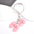 Wholesale  Candy Color Bow Flower Pendant  Keychain