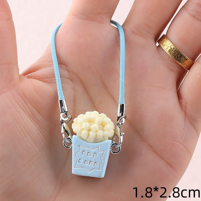 Wholesale Cute cartoon mini popcorn doll accessories