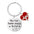 Wholesale creative engraving stainless steel keychain