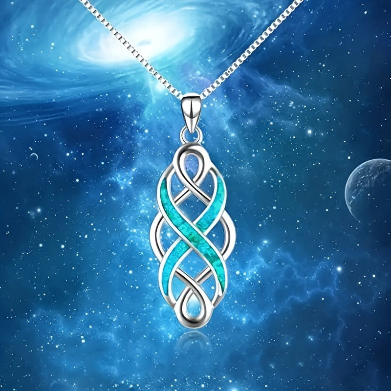 Wholesale Irish Celtic Knot Opal Necklace ACC-NE-XunOu002