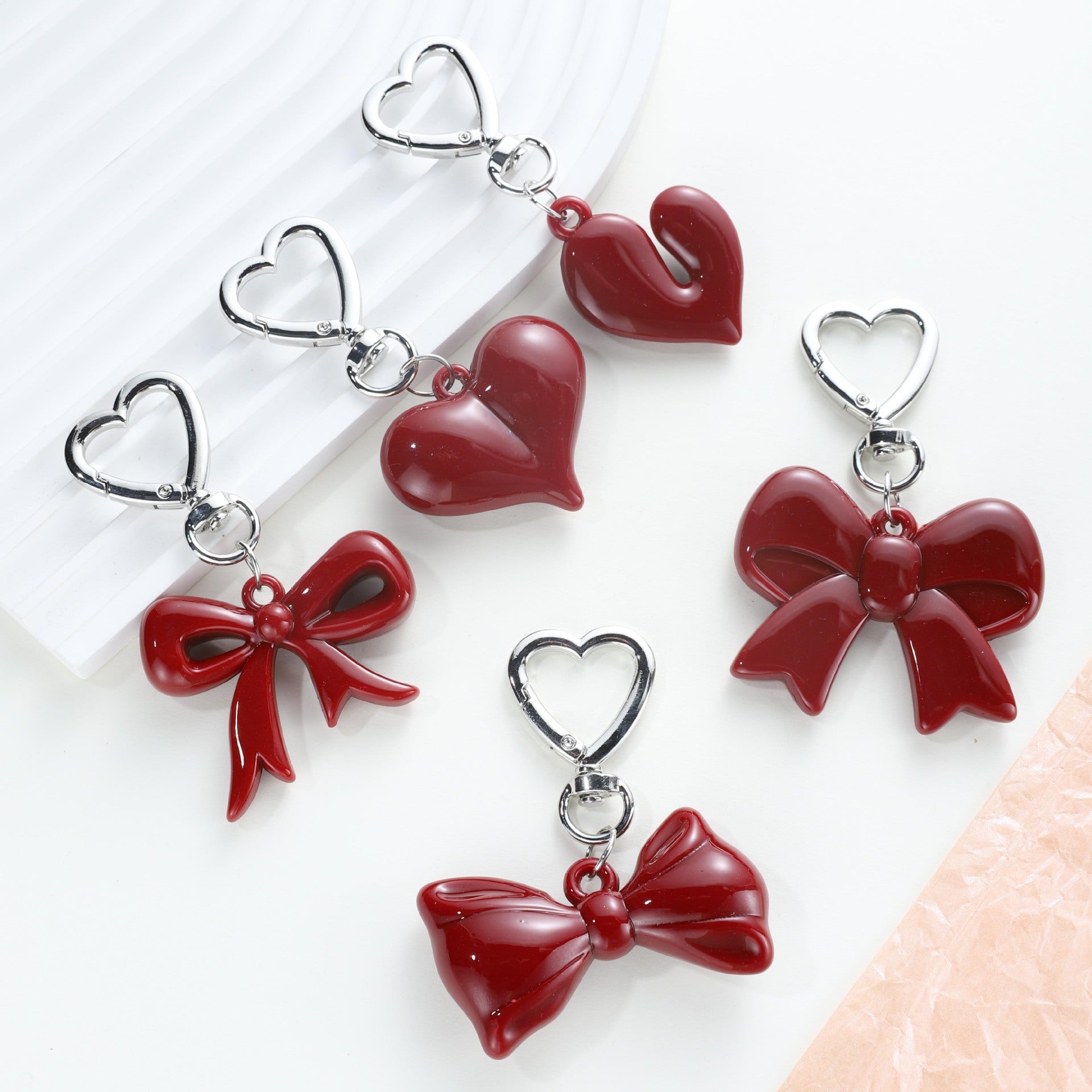 Wholesale  Love Bowknot Keychain