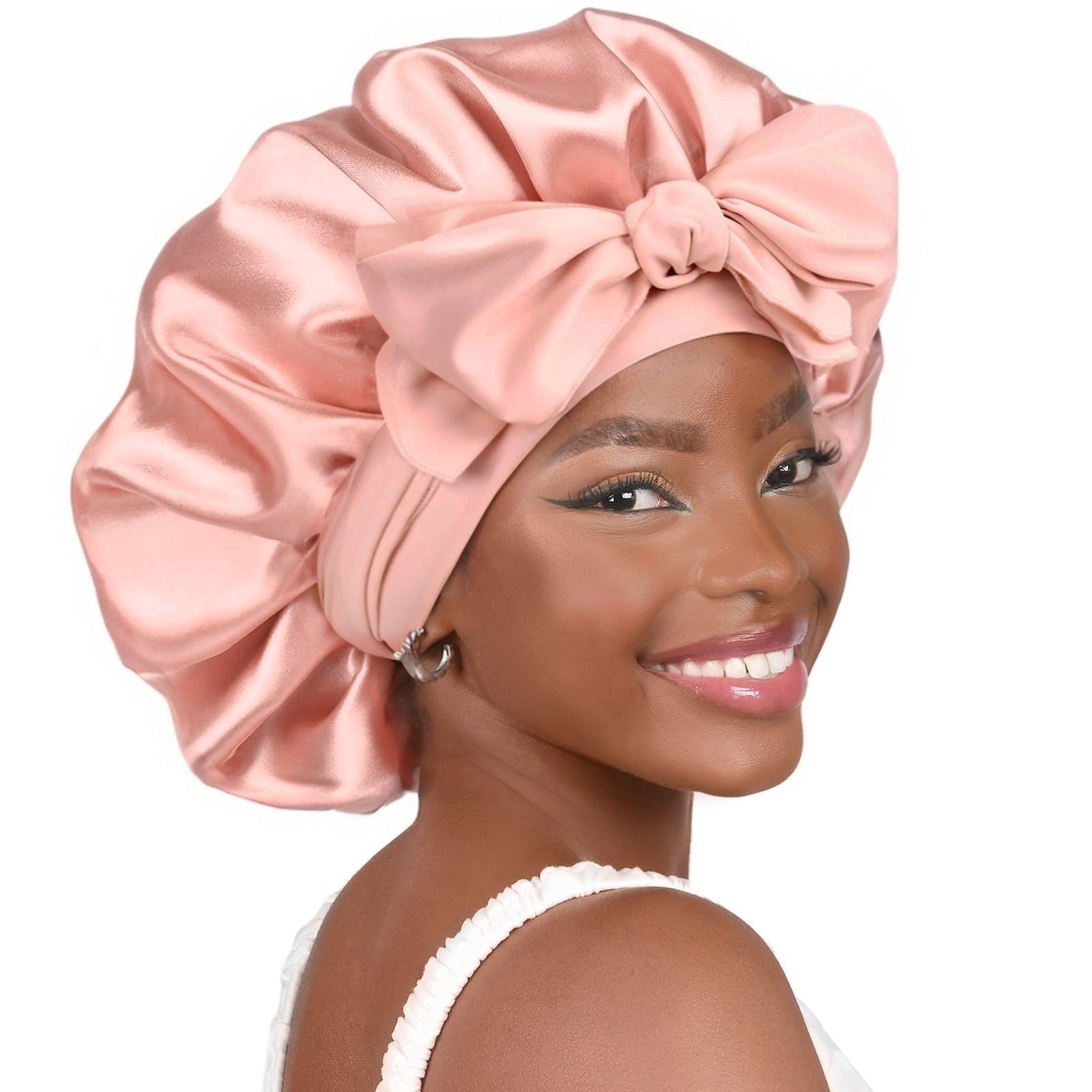 Wholesale Ribbon Round Hat Bowknot Oversized Nightcap