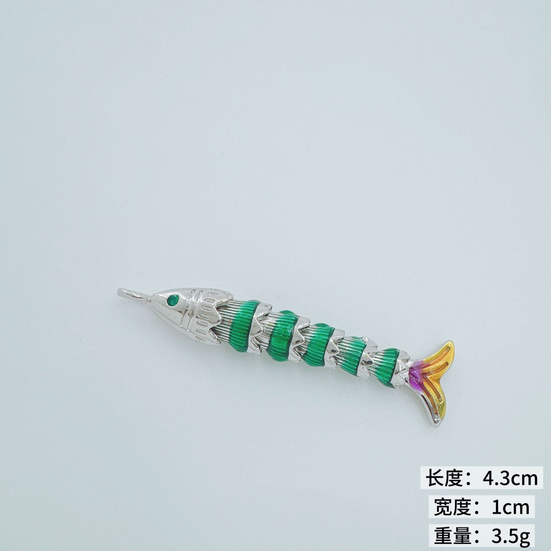 Wholesale Copper Gold-Plated Goldfish Koi Pendant Necklace Marine Life Theme Jewelry Accessory for Boutique Resale