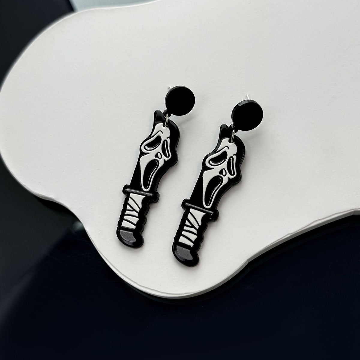 Wholesale  Butterfly Skull Dagger Acrylic Earrings