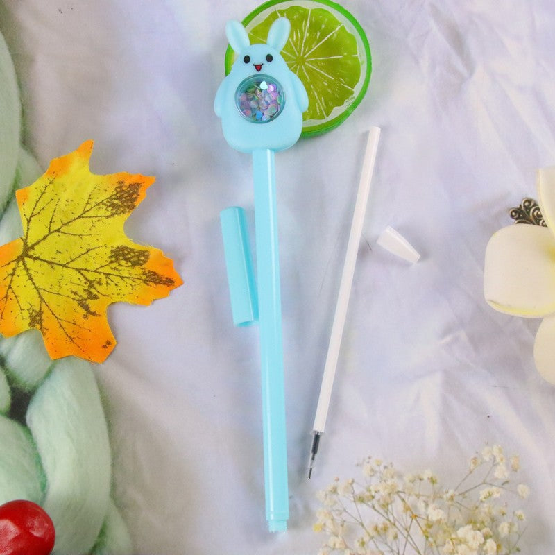 Wholesale Cartoon rabbit sequins neutral pen