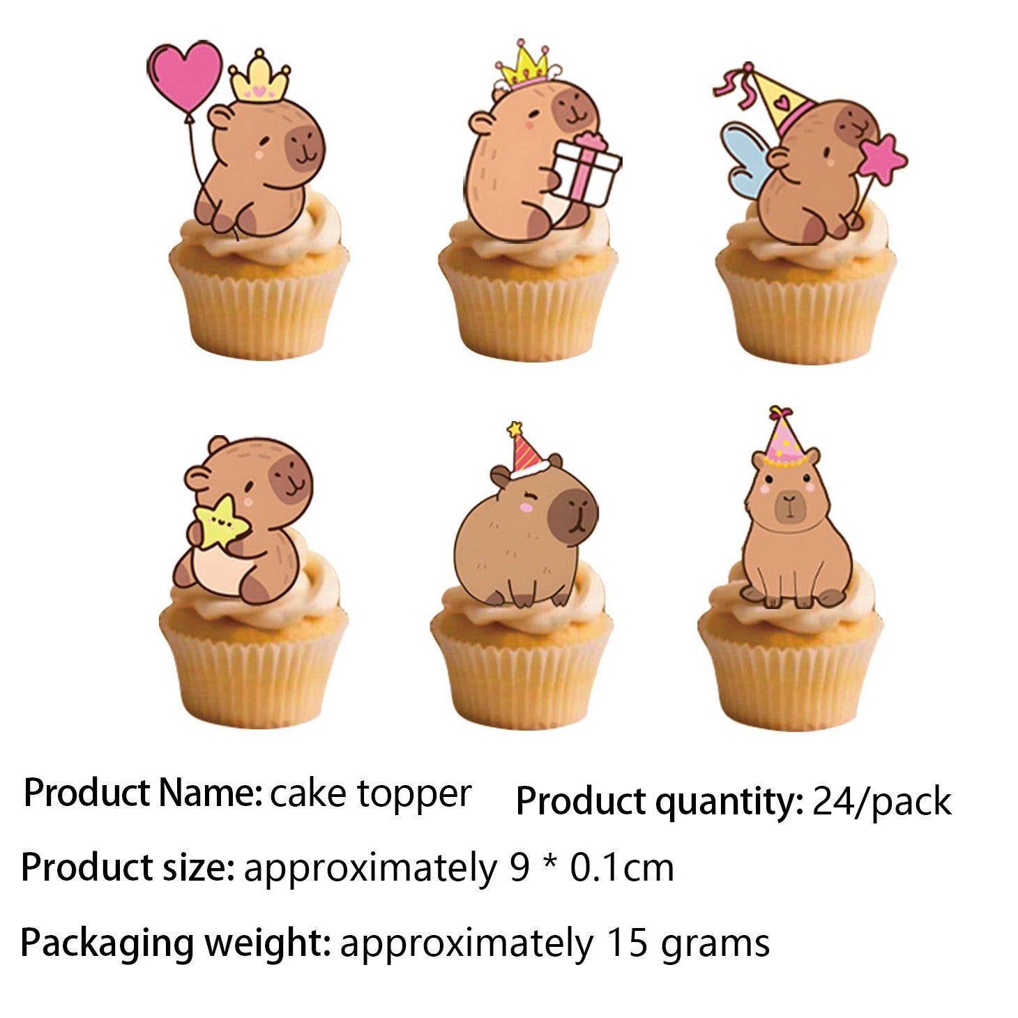 Wholesale Capybara Capybara themed birthday party tableware decorations first birthday gift layout paper plate banner pennant
