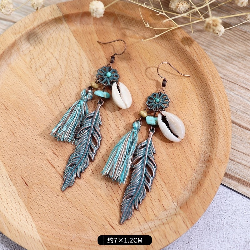 Wholesale Vintage Bohemian Ethnic Style Earrings ACC-ES-Luox004