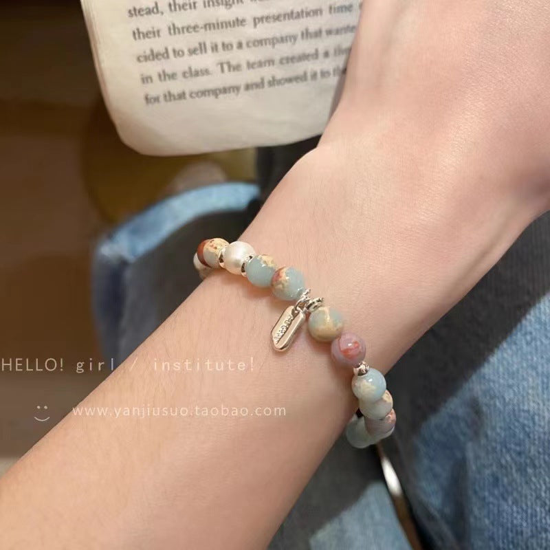 Wholesale Dopamine Love Star Bracelet Macaron Color Bracelet Heart Bracelets ACC-BT-Mengf001