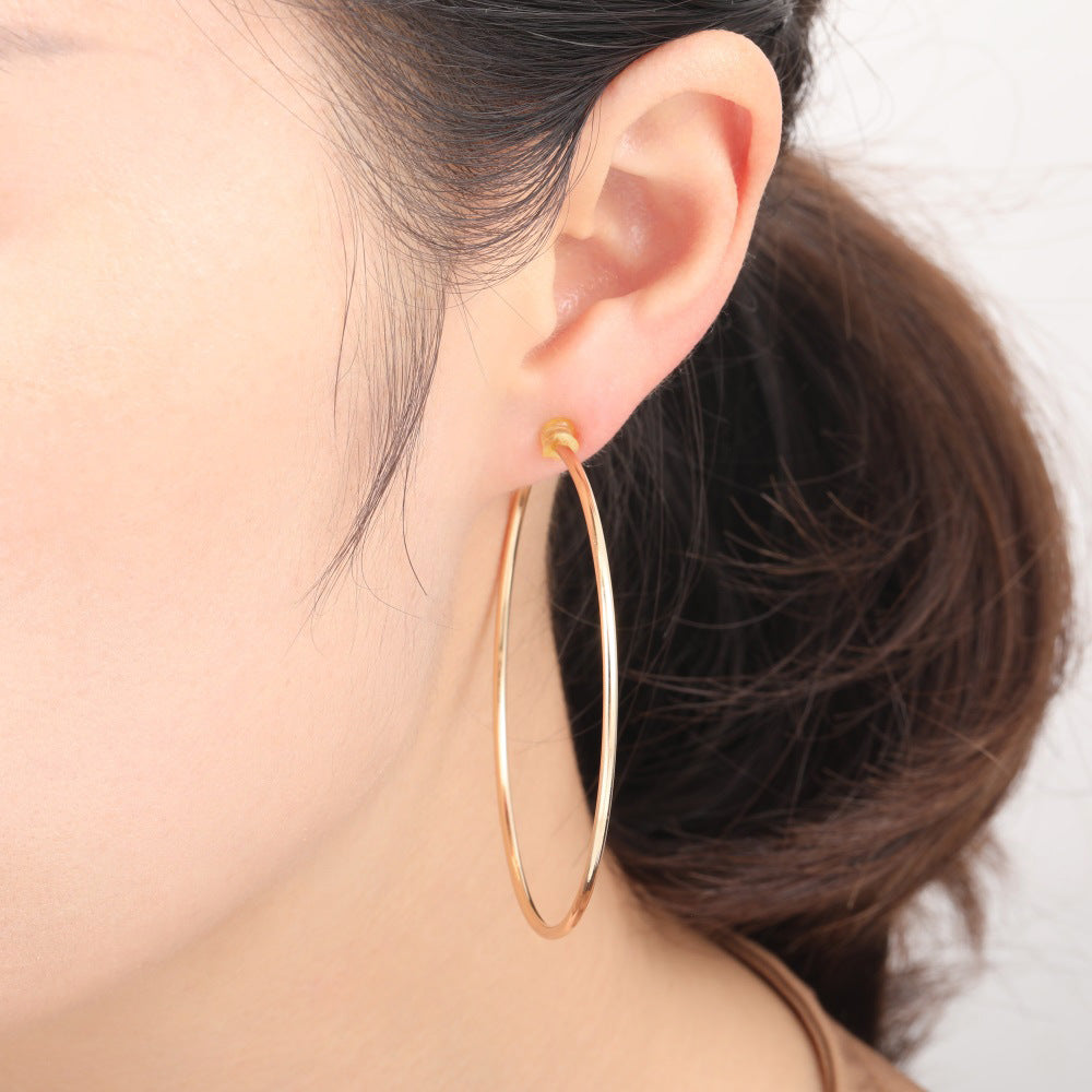 Wholesale  simple round earring