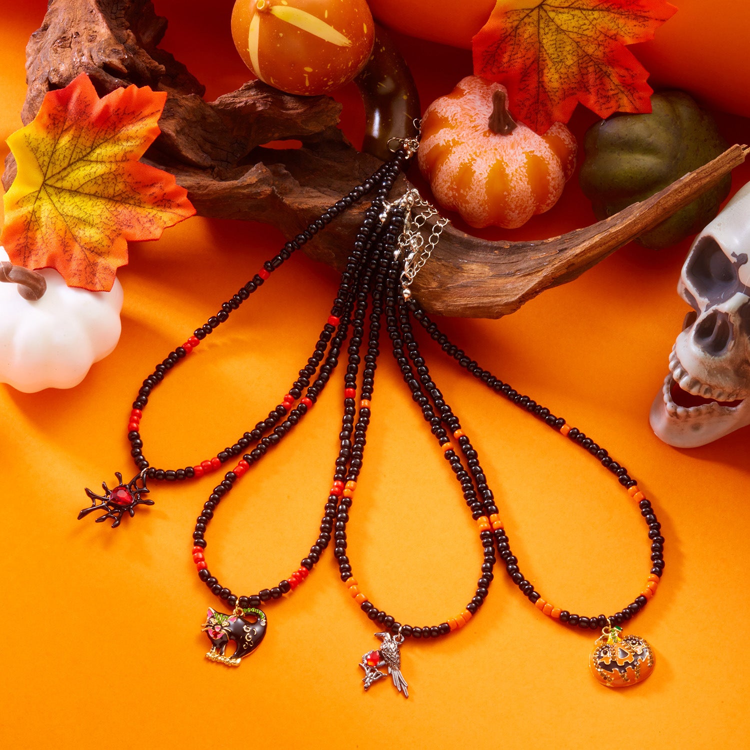 Wholesale Spider Halloween Necklace