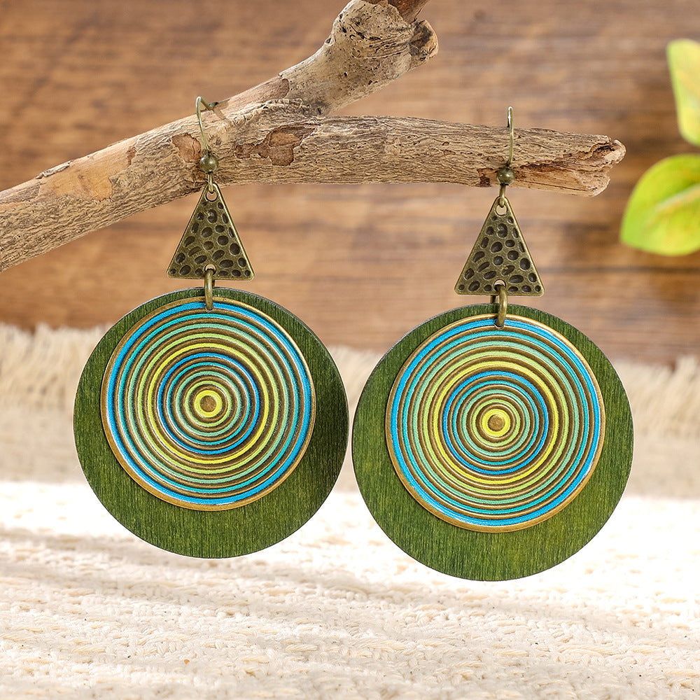 Wholesale Amazon' s Popular European and American Exaggerated Big-Name Earrings,  Versatile Earrings,  Fashionable and Trendyy Personalized Earrings