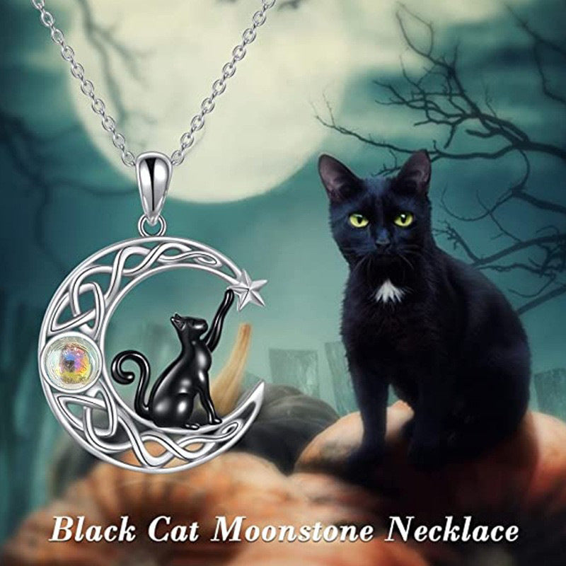Wholesale  All-match Niche Cat Pendant Necklace Light Luxury  Jewelry Accessories