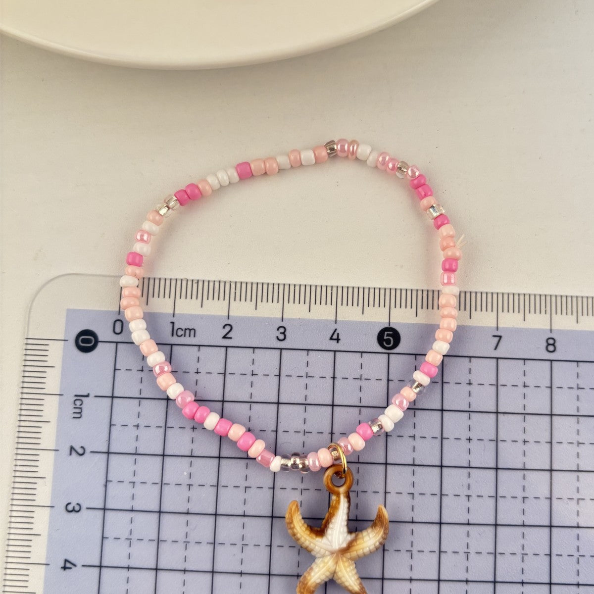 Wholesale Ocean Themed Acrylic Beaded Bracelet Handmade Dopamine Style Kids Jewelry Gift