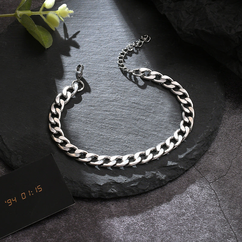 Wholesale Titanium Steel Cuban Men's Bracelet ACC-BT-Meihun002