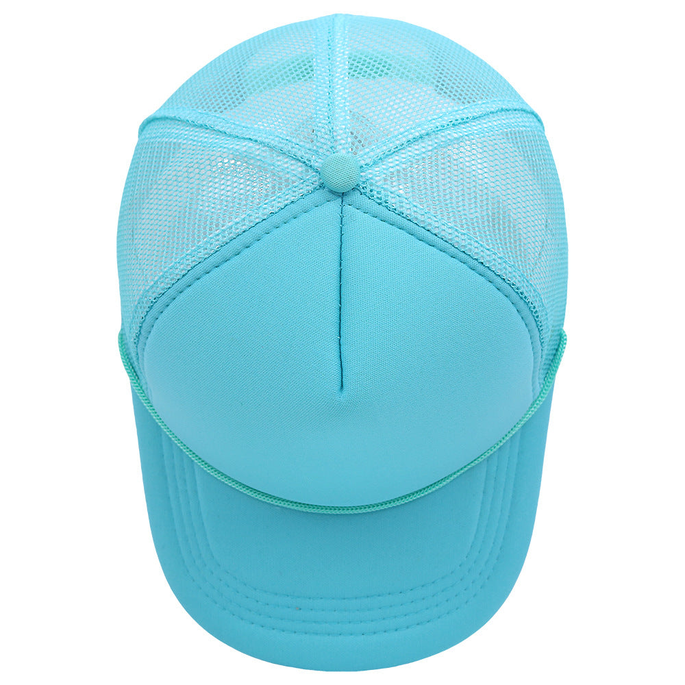 Wholesale DIY Blank Solid Color Trucker Cap  Baseball Cap