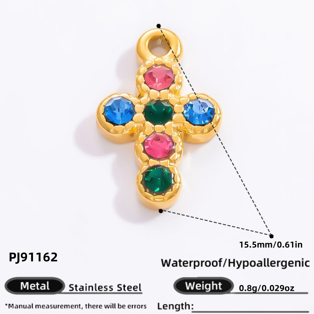 Wholesale Stainless Steel Cross Handmade  Charms