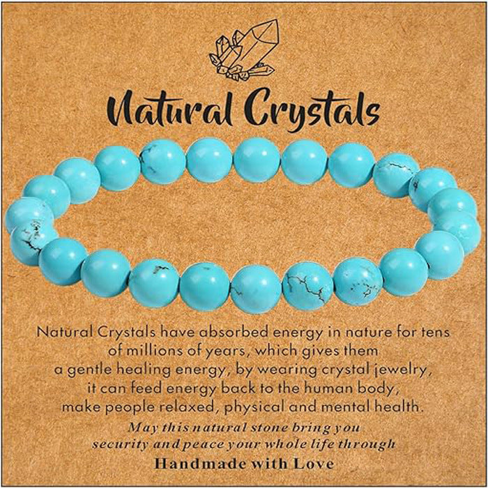 Wholesale Natural Stone Bracelet Handmade Beaded Pink Zebra Amethyst Elastic Cord Bracelet ACC-BT-Yunh004