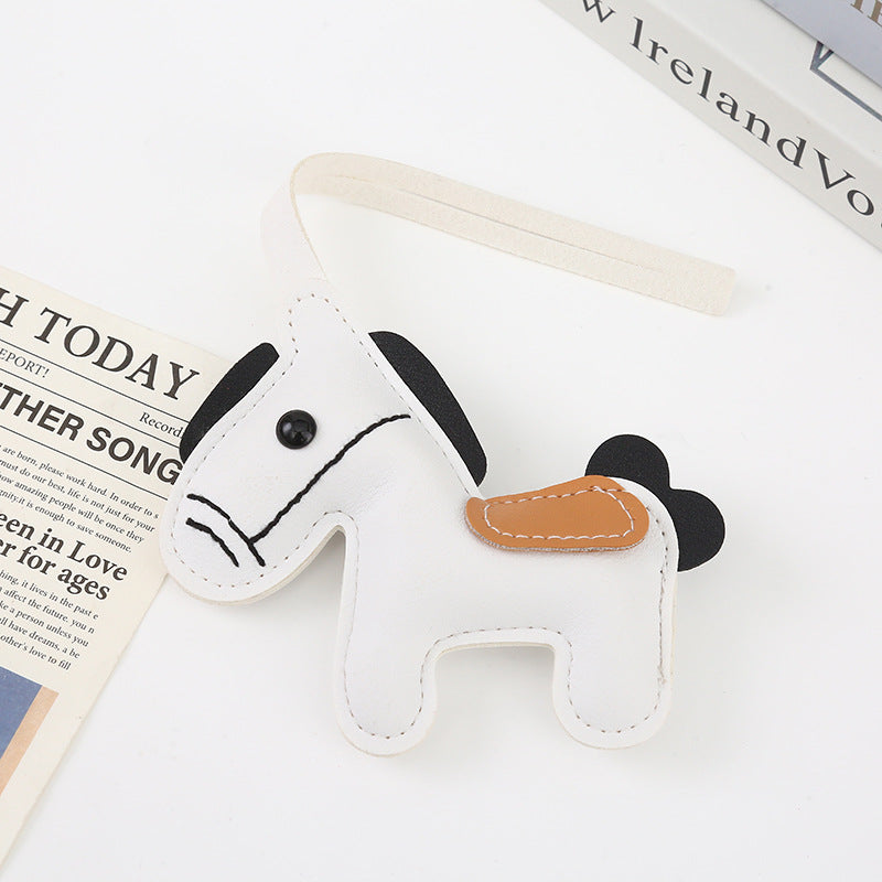 Wholesale Pu Leather Pony Bag Decoration Pendant Keychain