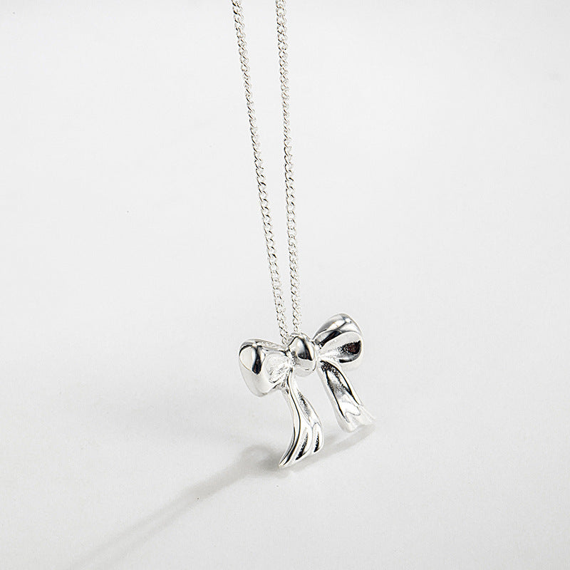 Wholesale  bow necklace light luxury all-match clavicle chain