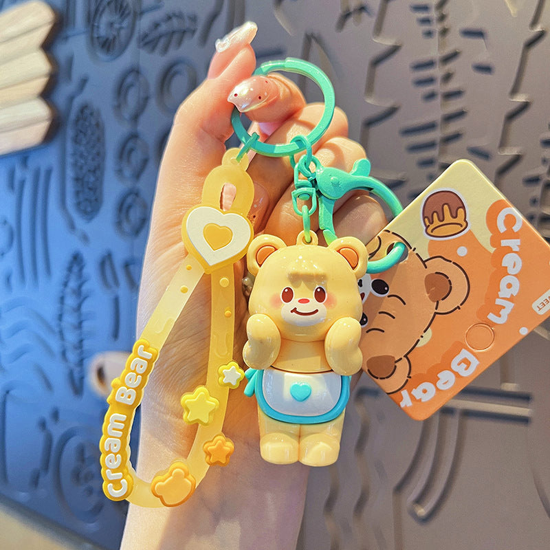 Wholesale Cartoon Bear PVC Soft Keychain ACC-KC-HangLi001