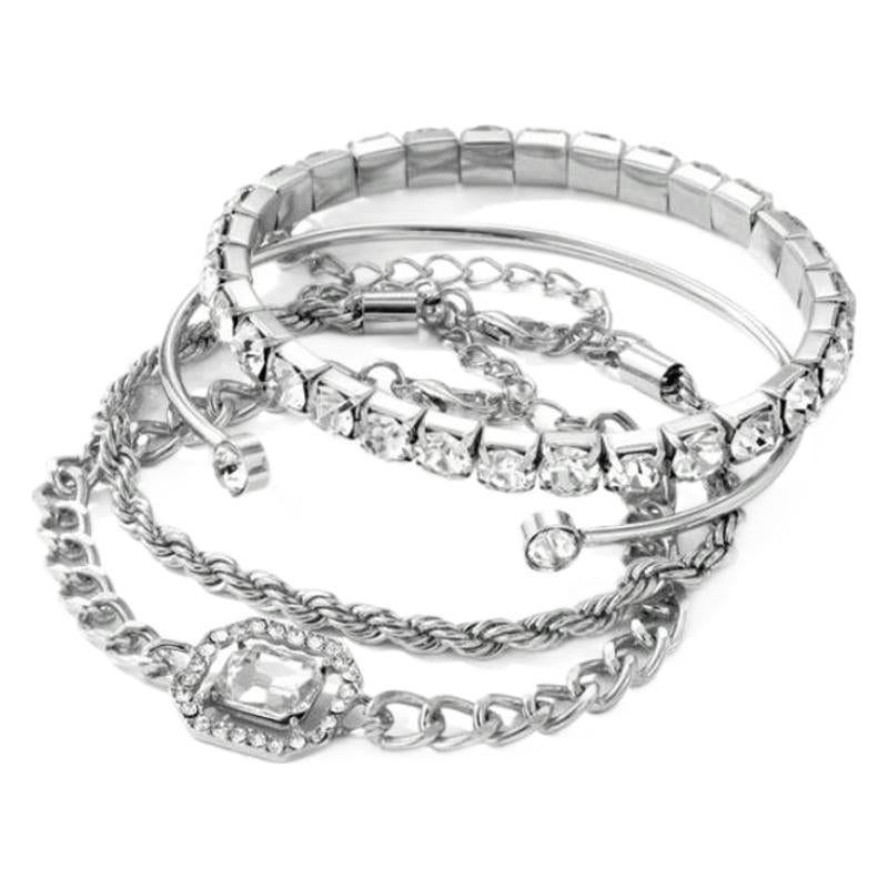 Wholesale Gold Twisted Chain Bracelets Geometric Punk Style Fashion Accessory