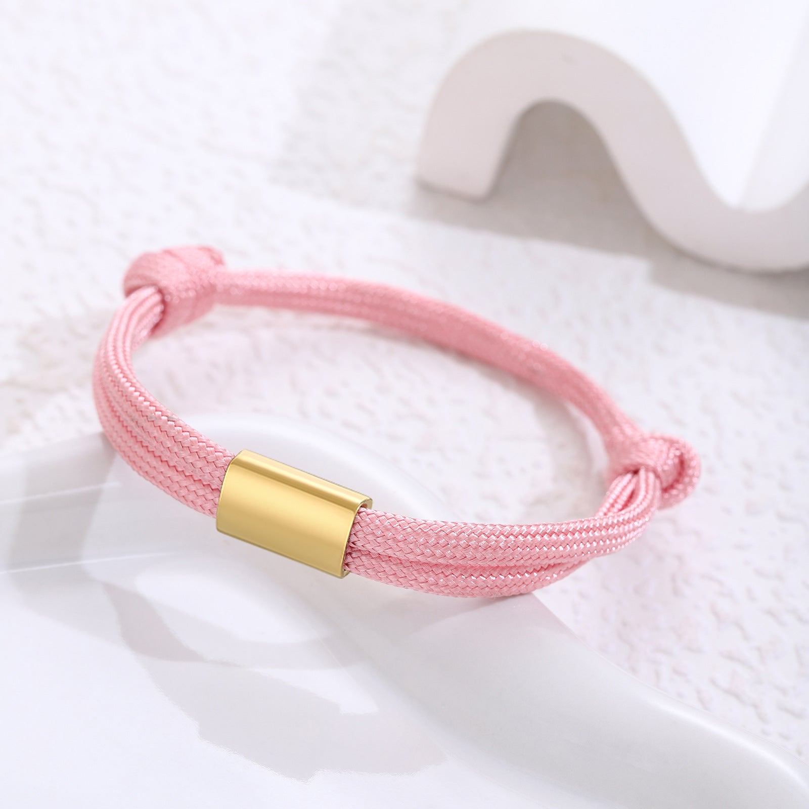 Bracelet en acier inoxydable à corde inoxydable à corde inoxydable