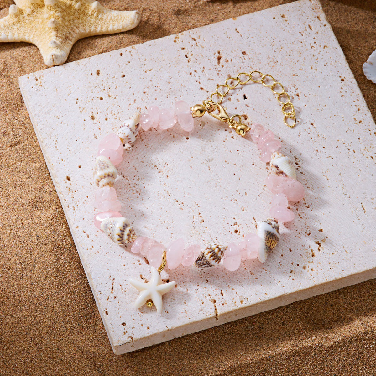 Wholesale  summer  color gravel bracelet