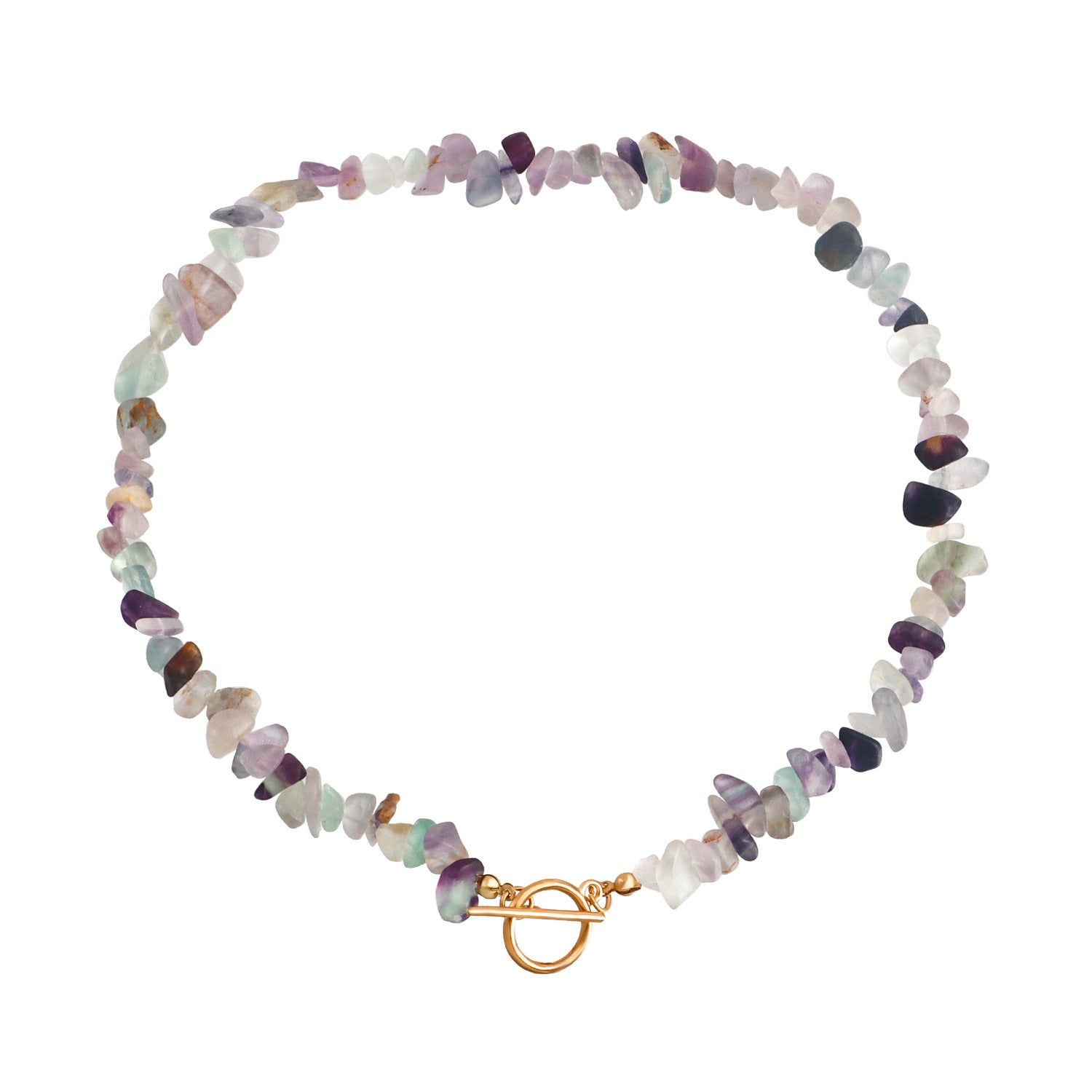 Wholesale Trendy Green Turquoise Irregular Pearl Necklace Alloy Jewelry Accessory