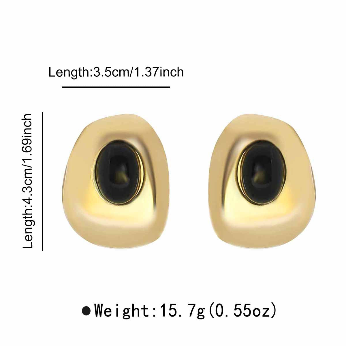 Wholesale Vintage-style niche high-end turquoise-encrusted stud earrings  understated luxury.