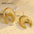 Wholesale Retro 18K Gold Plated Stainless Steel Earrings