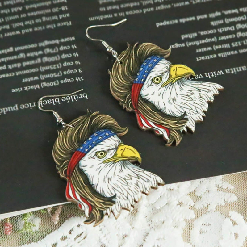 Wholesale  Independence Day Eagle earrings