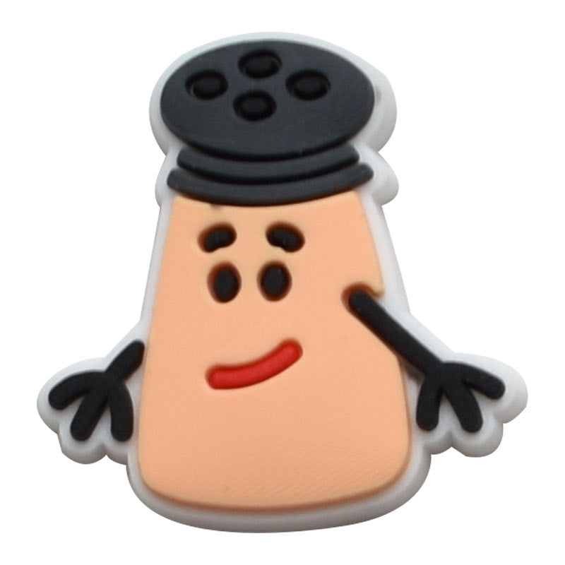 Wholesale  Random 100pcs cartoon PVC Soft Rubber Shoe Buckle Decoration