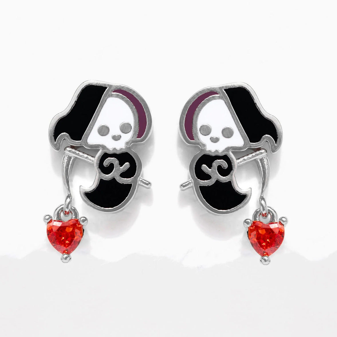 Wholesale Halloween Black Cat Pumpkin Skull Head Earrings