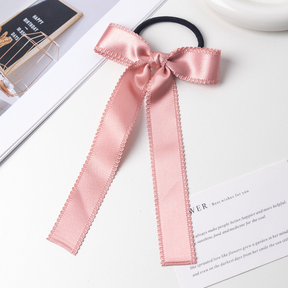 Wholesale Bow ribbon hair band hair scrunchies