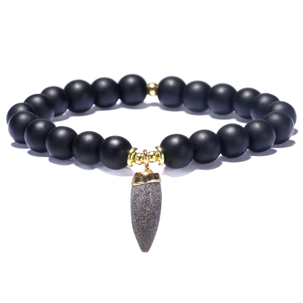 Wholesale light luxury tiger eye agate volcanic stone bracelet