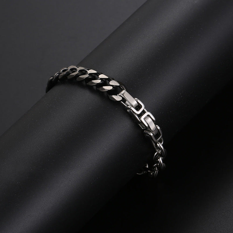 Wholesale Cuban Chain Titanium Steel Bracelet ACC-BT-Yixin008