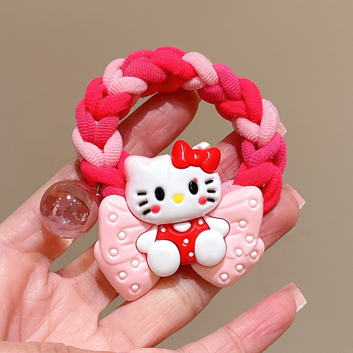 Wholesale Cartoon Cute Kitten Braided Hair Rope ACC-HS-Huidi034