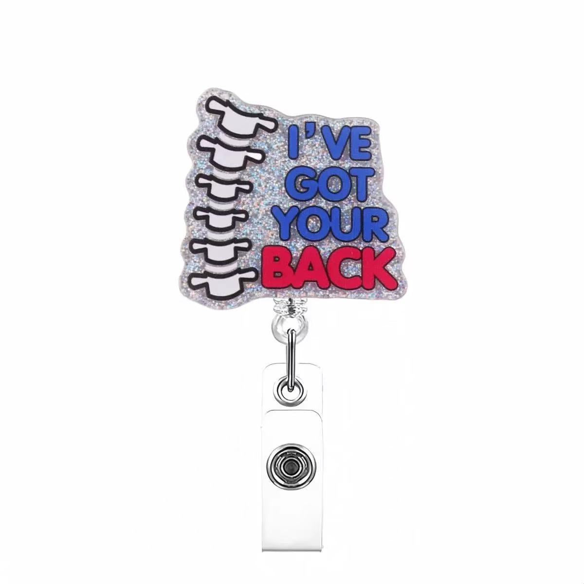 Wholesale acrylic retractable Badge Reels