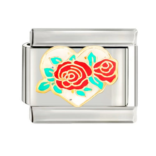 Wholesale 9mm Italian Charm Starter Bracelets DIY square Single Section Creative Stainless Steel Composable Bracelet
