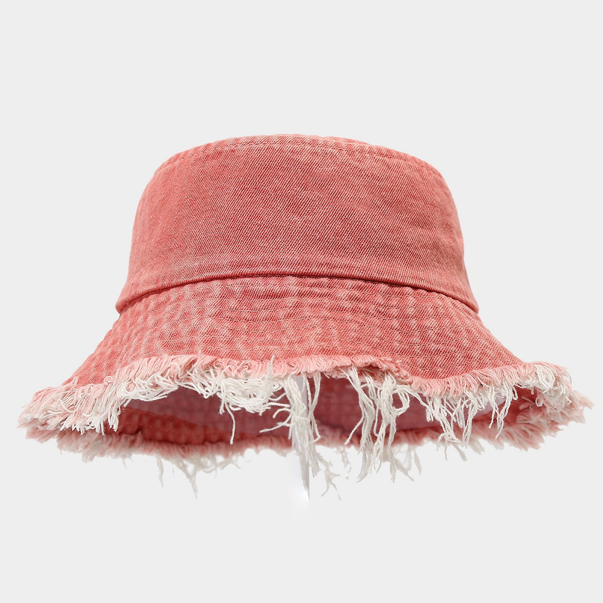 Wholesale  distressed rough Denim fisherman hat