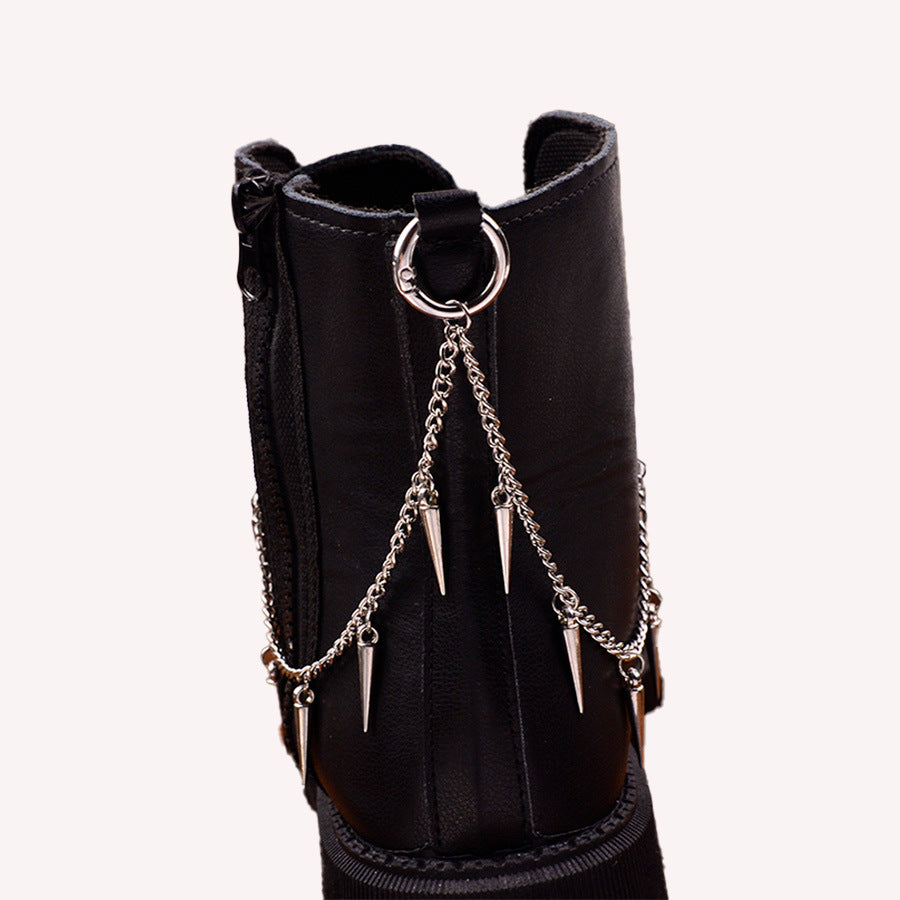 Wholesale Vintage Chic Metal Rivet Chain Buckle Stylish Bag Charm Shoe Accessory DIY Jewelry