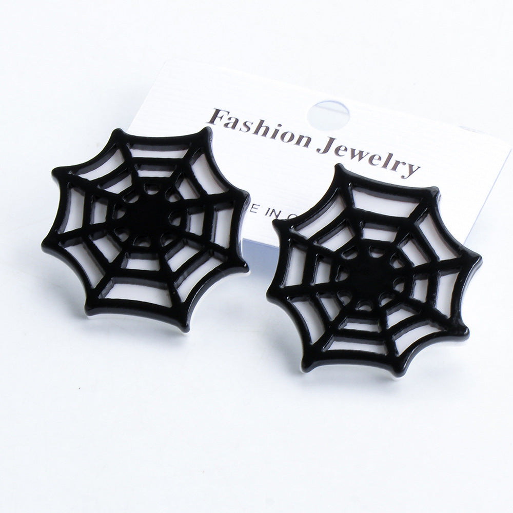 Wholesale Halloween Funny Pumpkin Acrylic Earrings ACC-ES-JuJia015