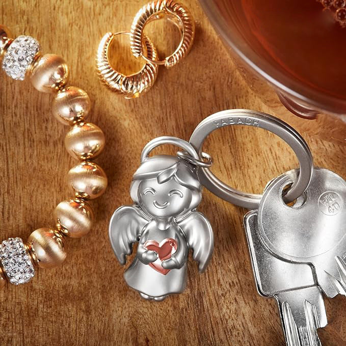 Wholesale  love boy girl Smile Angel keychain