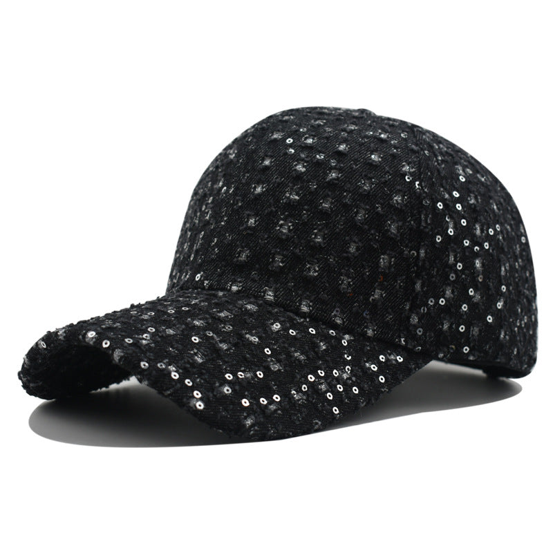 Wholesale Sequin Baseball Cap Fashion Casual All-match Cap