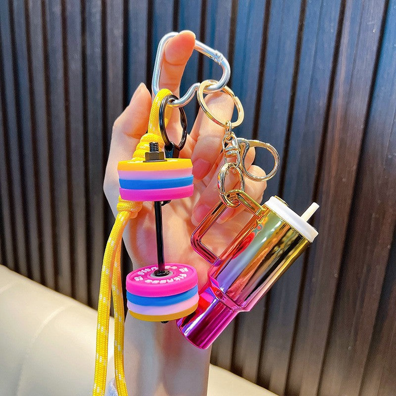 Wholesale Acrylic Tennis Tassel Keychain - Trendy Car Key Accessory for Everyday Use