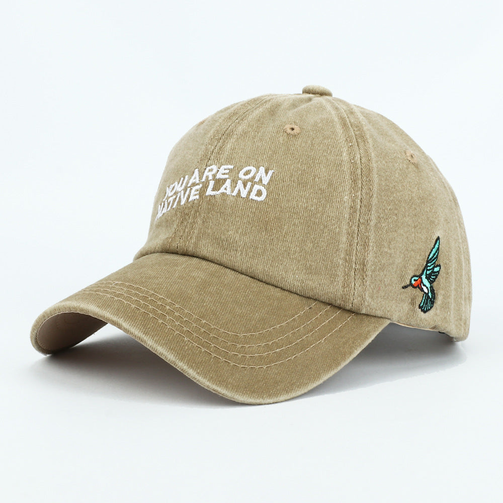 Wholesale Hummingbird Embroidery Cotton Baseball Cap ACC-HT-RongZhao023